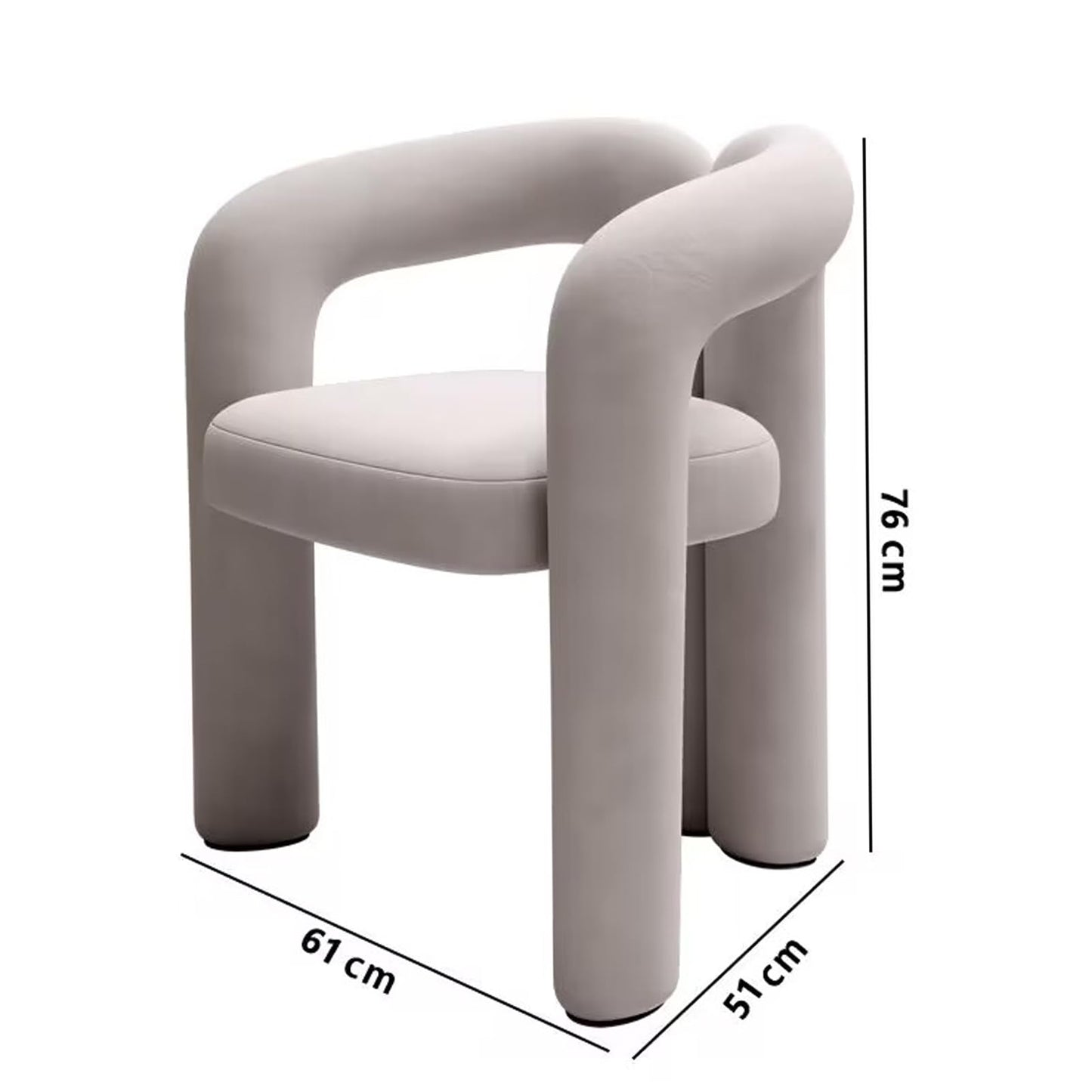 Muebles modernos y creativos para sofá, sala de estar, sala de estar, hogar, tapizados, de franela, sin brazos, sillas laterales