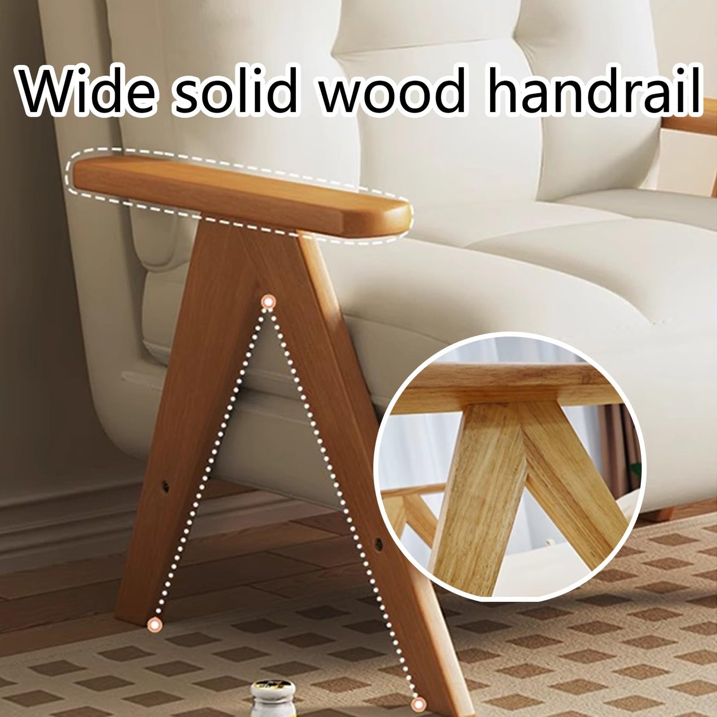 Sillon Cama 1 Plaza Plegable Sofá Cama Convertible con Respaldo Ajustable en 5 Posiciones Almohada Acolchada para Oficina Dormitorio Salón
