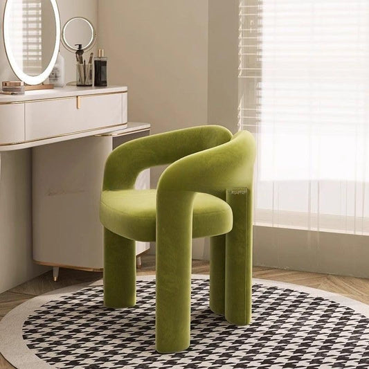 Muebles modernos y creativos para sofá, sala de estar, sala de estar, hogar, tapizados, de franela, sin brazos, sillas laterales