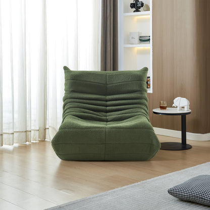 Sillón de suelo con respaldo, cómodo sofá perezoso para salón y dormitorio, ideal como sillón de lectura o silla de meditación